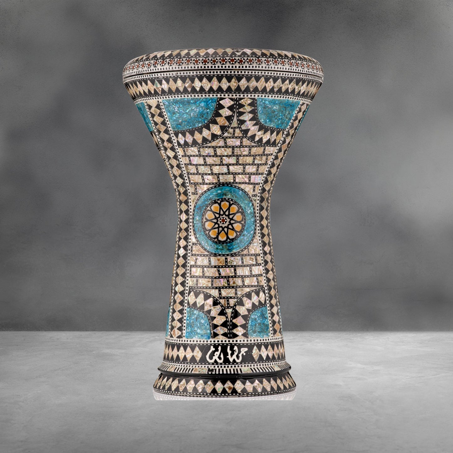 The Sapphire Orchid Darbuka Drum