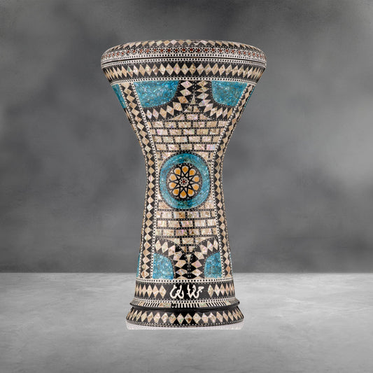 The Sapphire Orchid Darbuka Drum