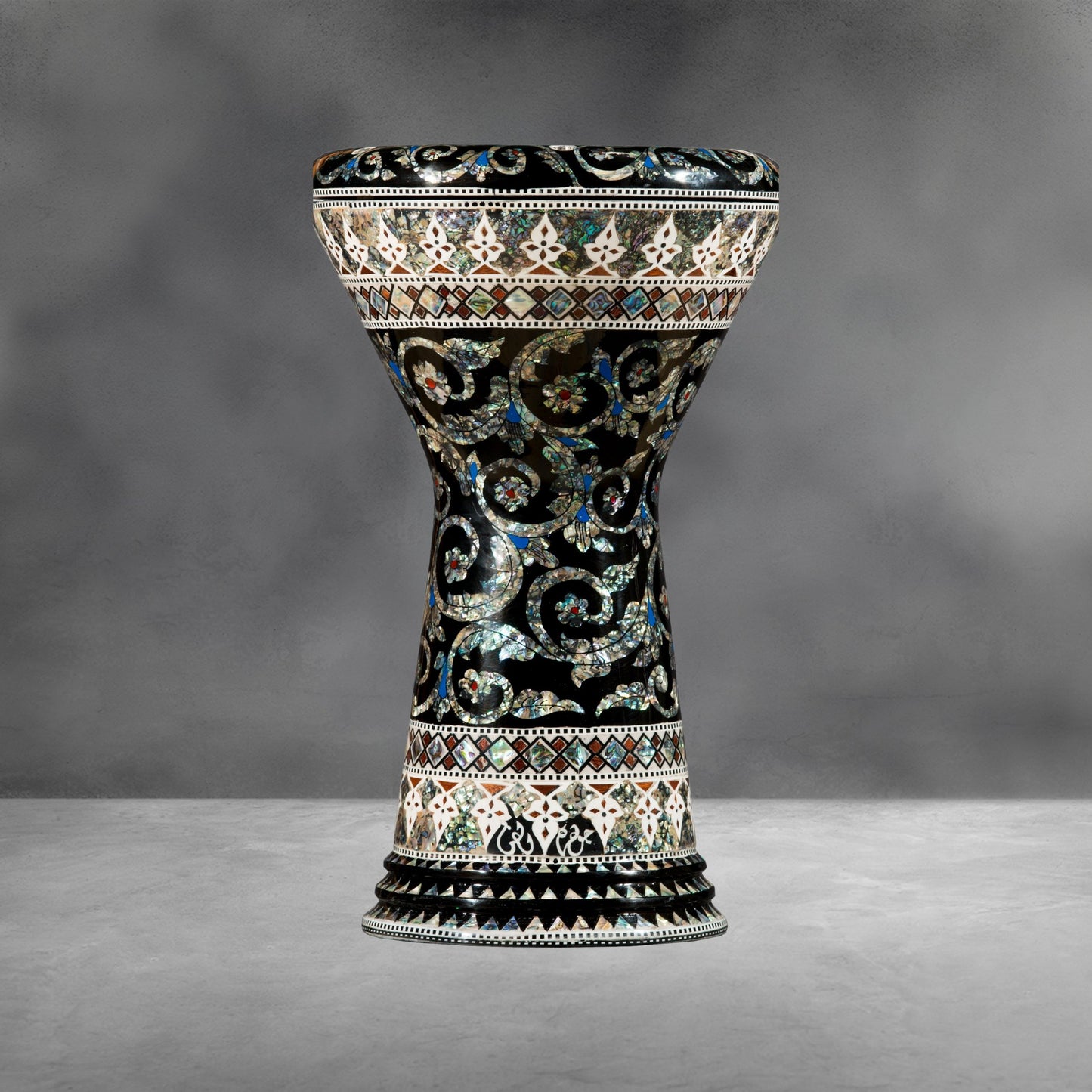 The Blue Pearl Serpent Sombaty Darbuka Drum