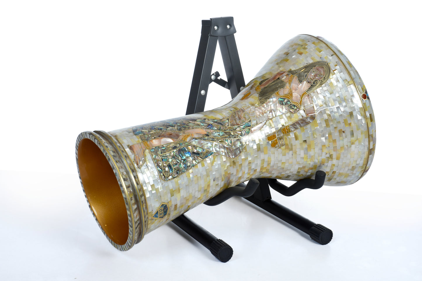 Al Raqessa White Pearl * Limited Edition Darbuka *