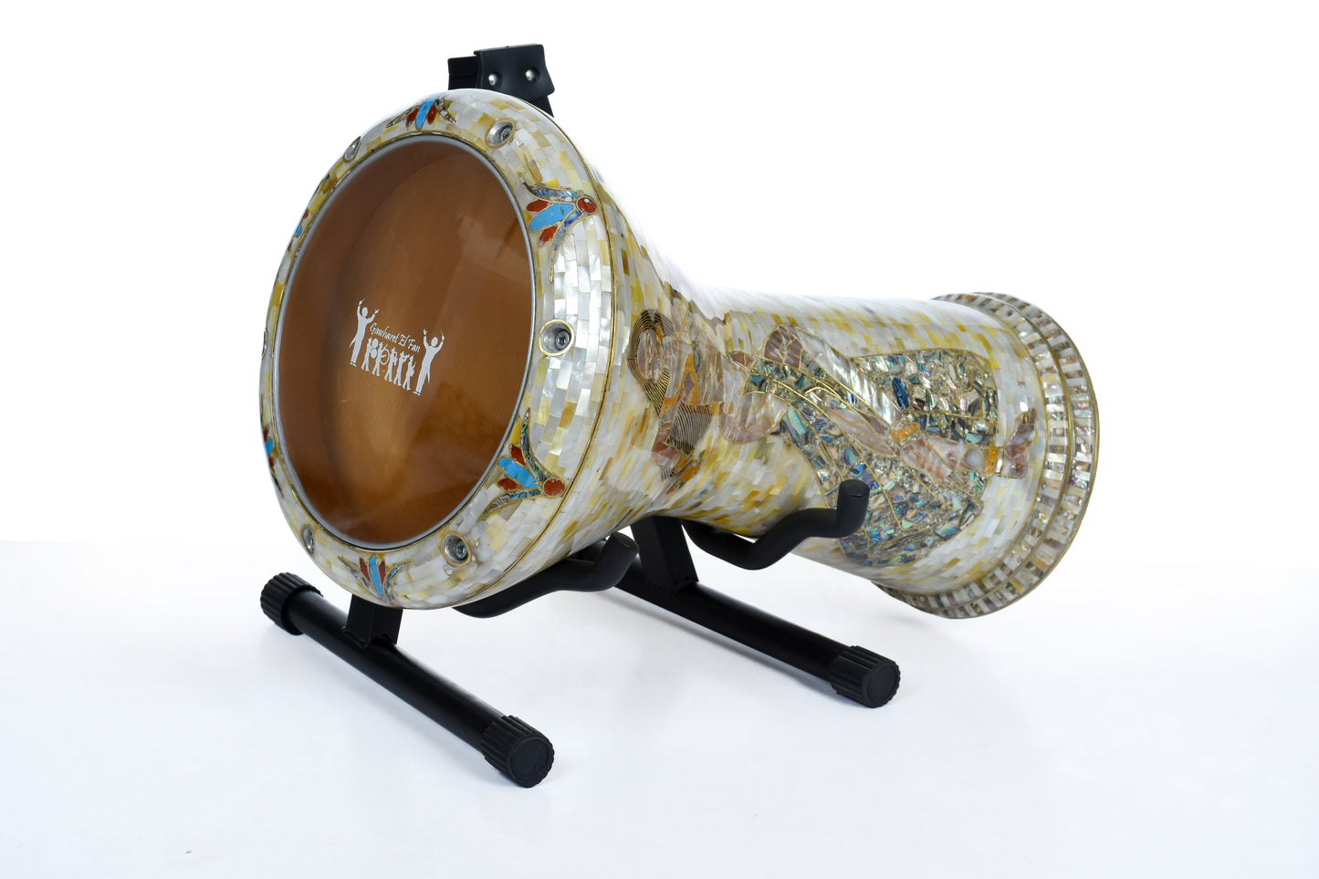 Al Raqessa White Pearl * Limited Edition Darbuka *