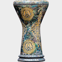 The Yellow Mandala Artisan Sombaty Darbuka Drum