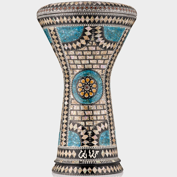 The Sapphire Orchid Darbuka Drum